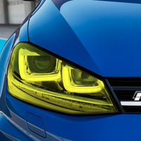 Yellow Headlight Tint Overlays (2015-2017 Golf & GTI)