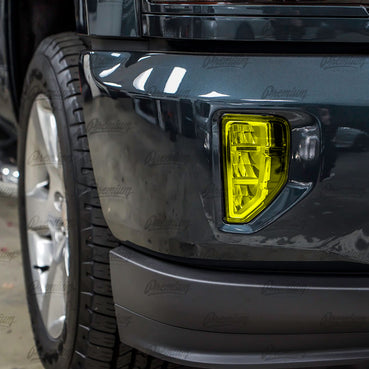 Fog Light Yellow Tint Overlay | Chevy Silverado 2016-2018