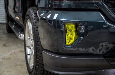 Fog Light Yellow Tint Overlay | Chevy Silverado 2016-2018