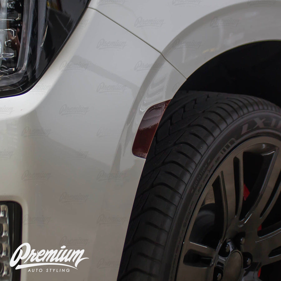 Smoked Front Side Reflector Overlays | 2021-2023 Cadillac Escalade