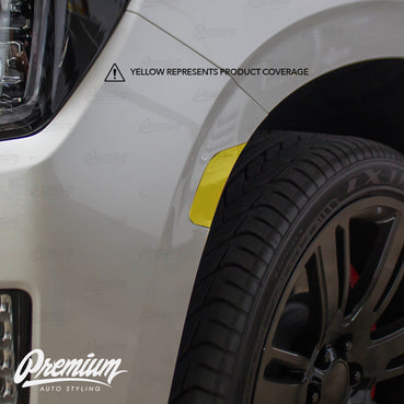 Smoked Front Side Reflector Overlays | 2021-2023 Cadillac Escalade