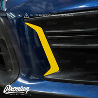 Front Bumper Accent Vinyl Overlays ( Choose Your Color ) | 2018-2021 Subaru WRX / STI