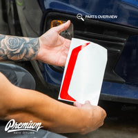 Front Bumper Accent Vinyl Overlays ( Choose Your Color ) | 2018-2021 Subaru WRX / STI