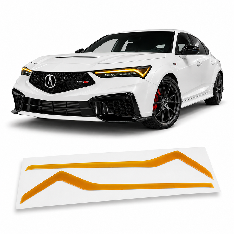 2023–2026 Acura Integra / Type S DRL Tint Overlays – Amber or Yellow