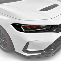 2022–2026 Honda Civic FL5 | Headlight Amber DRL +  Reflector Delete Pre-Cut Vinyl Eyelid Overlays