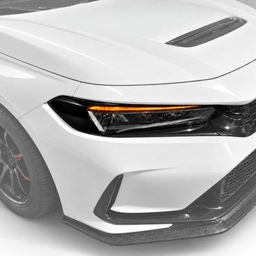 2022–2026 Honda Civic FL5 | Headlight Amber DRL +  Reflector Delete Pre-Cut Vinyl Eyelid Overlays