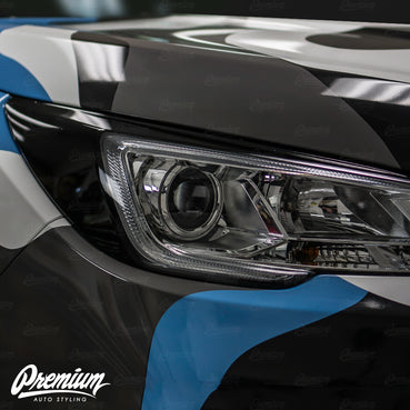 Headlight Amber Delete with Eyelid Overlay - Smoke Tint | 2019-2021 Subaru Ascent