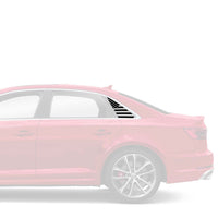 US Flag Qtr Window Decal - 2017-2019 Audi B9 A4/S4/RS4