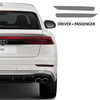 Rear Bumper Reflectors Tint Vinyl Overlays - Audi Q8,SQ8,RSQ8 4M