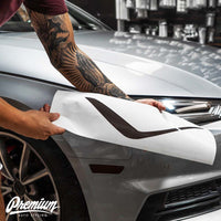 Headlight Smoked Accent Vinyl Overlay - Full LED Headlights (Non-Matrix)