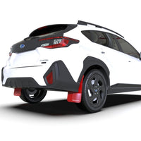 Subaru Crosstrek Rally Armor UR Mud Flaps (2024–2026) - Red with White RA Logo