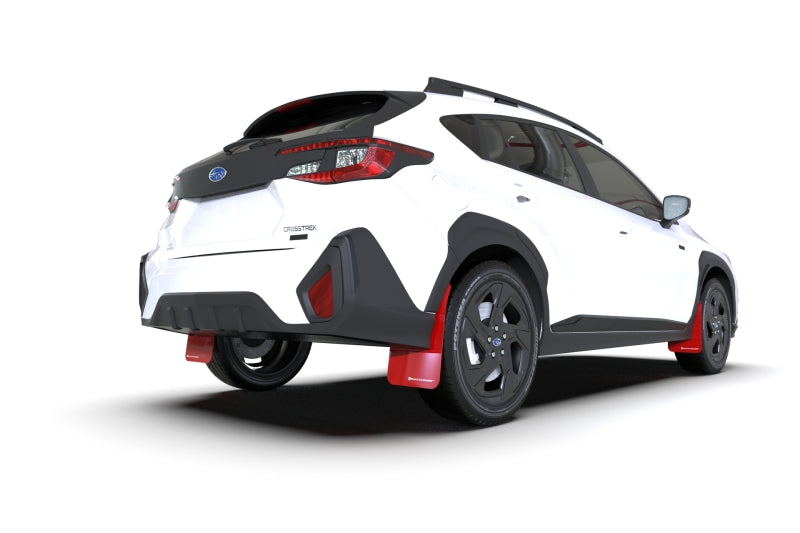 Subaru Crosstrek Rally Armor UR Mud Flaps (2024–2026) - Red with White RA Logo