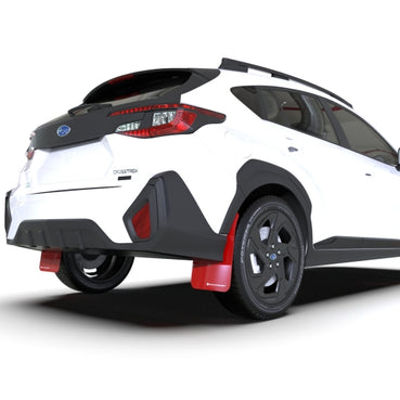 Subaru Crosstrek Rally Armor UR Mud Flaps (2024–2026) - Red with White RA Logo