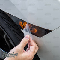 Broken Hearts Front Side Reflector Overlays- Gloss Black