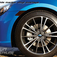 2012-2020 Subaru BRZ front side marker reflector overlay