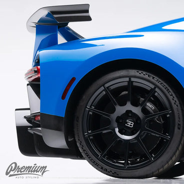 Bugatti Chiron Smoked PPF Rear Side Marker Tint Overlays