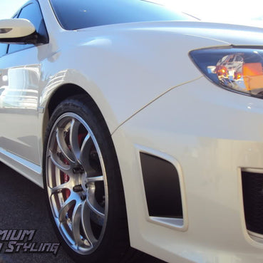 2011-2014 SUBARU WRX STI Pre-cut Bumper Vent - Vinyl Overlay