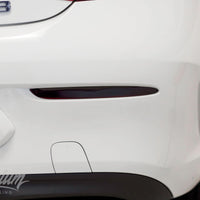 Smoked Rear Bumper Reflector Overlays | 2015-2018 C-Class Coupe / Convertible