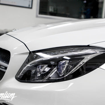 2015-2018 Mercedes-Benz C63 Headlight Amber Delete Overlay