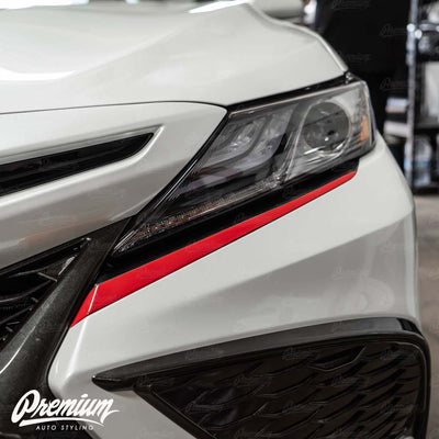 Lower Headlight  Accent Overlays - Select Color | 2021-2024 Toyota Camry SE / XSE