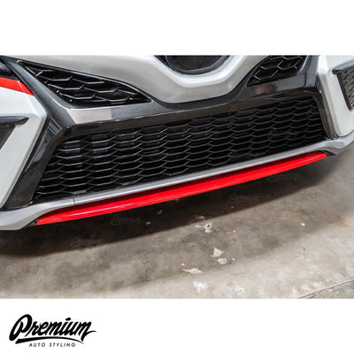 Front Lip Pre-Cut Vinyl Overlay - Select Color | 2021-2024 Toyota Camry SE / XSE