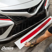 Front Lip Pre-Cut Vinyl Overlay - Select Color | 2021-2024 Toyota Camry SE / XSE