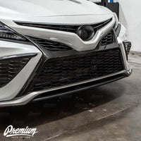 Carbon Fiber Front Lip Pre-Cut Vinyl Overlay | 2021-2024 Toyota Camry SE / XSE