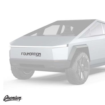 Cybertruck Front Decal ’Foundation’ | 2024 Cybertruck