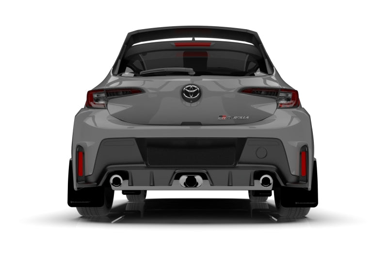 Rally Armor UR Mud Flaps | Black with Gray Logo