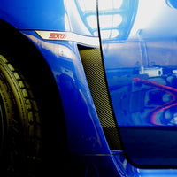 Gloss Black / Satin Black / Carbon Fiber / Shadow Black - Fender Accent Vinyl Overlay | 2015-2021 Subaru WRX / STI