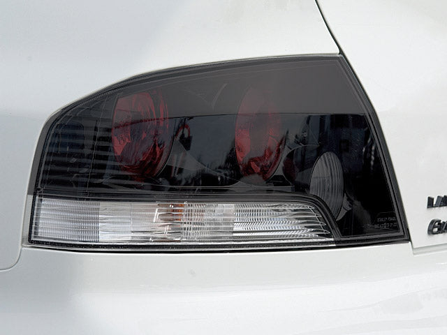 Smoked Tail Light with Turn Signal Cut Out Overlays | 2006 - 2007 Mitsubishi Evolution IX  / EVO 9