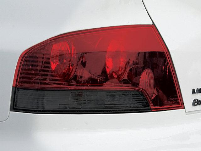 Red Tail Light Tint w/ Smoke Turn Signal Insert Combo | 2006 - 2007 Mitsubishi Evolution IX / EVO 9
