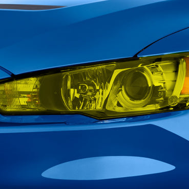 2008 - 2016 Lancer Evo Yellow Headlight Tint Kit