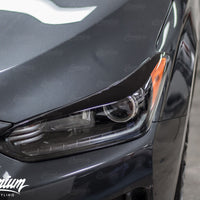 Headlight Eyelid Vinyl Overlay - Blackout | Hyundai Veloster 2018-2021