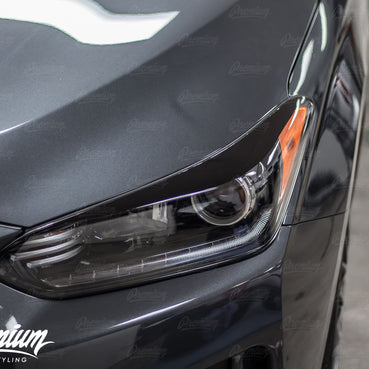 Headlight Eyelid Vinyl Overlay - Blackout | Hyundai Veloster 2018-2021