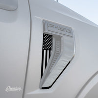 2021 - 2025 F150 Inside Fender Vent Flag DECALs