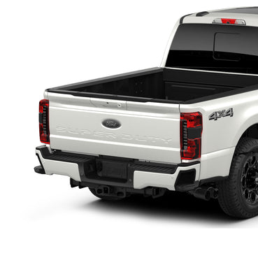 Ford F-250 Smoked Tail Light Tint Overlays - Pre Cut