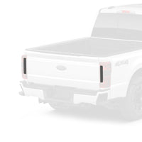 Ford F-250 Smoked Tail Light Tint Overlays - Pre Cut