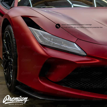 Pre-Cut Headlight Protection Film Covers | 2020+ Ferrari F8