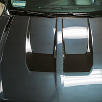 Big Fang Hood Stripe Kit v2 Vinyl Overlay - Multiple Colors Available | Chevy Silverado 2016-2018