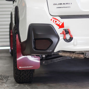 2018-2022 Crosstrek Smoked Rear Bumper Reflector Overlays