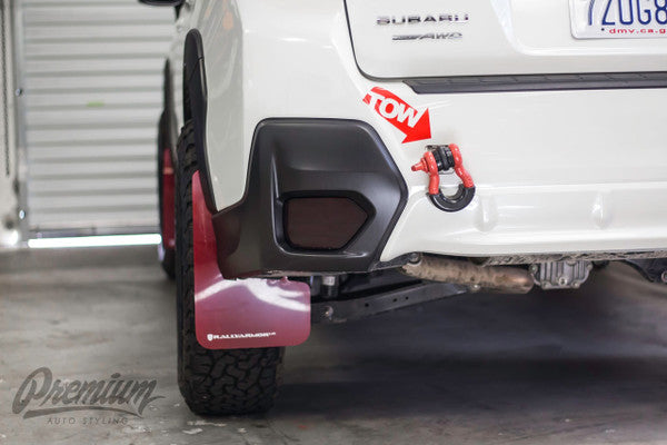 Smoked Rear Bumper Reflector Overlays | 2018-2022 Crosstrek
