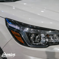 Headlight Amber Delete Overlay - Smoke Tint | 2019-2021 Subaru Forester