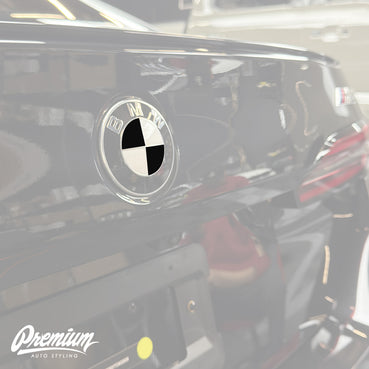 BMW G99 M5 Touring blackout badge overlays