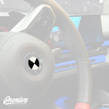 BMW G99 M5 Touring blackout badge overlays