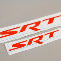 SRT Hellcat Badge Emblem Inlay Kit  (Front & Rear)