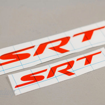 Dodge Challenger SRT Hellcat Badge Emblem Inlay Kit