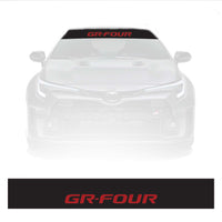 GR-Four Windshield Banner - Universal Fit