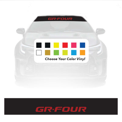 GR-Four Windshield Banner - Universal Fit