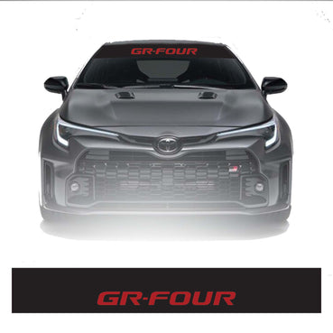 GR-Four Windshield Banner - Universal Fit